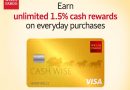Wells Fargo Cash Wise Visa Card tem 1,5% de cashback ilimitado Wells Fargo Cash Wise Visa Card tem 1,5% de cashback ilimitado