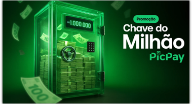 PicPay lança promoção “Chave do Milhão” com prêmios semanais e sorteio final de R$ 1 milhão